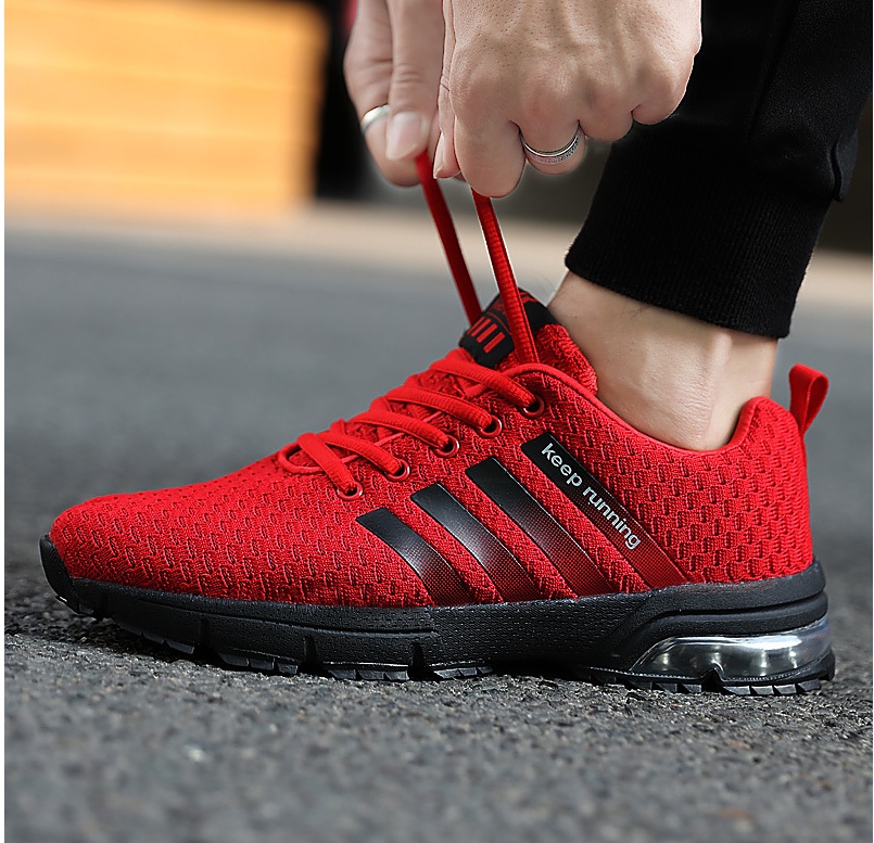 Best selling couple sports shoes breathable mesh outdoor men and women running shoes sports shoes fitness jogging shoes men - Image 4