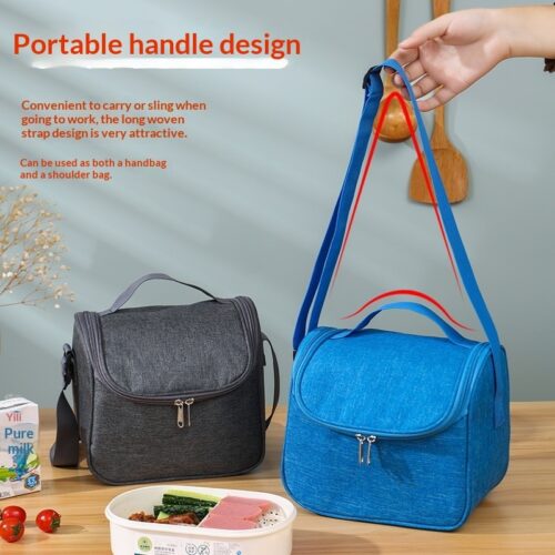Large-Capacity Freshness-Preserving And Insulated Lunch Bag