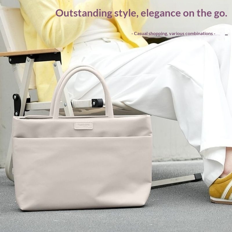 Solid Color Simple Lightweight Women's Laptop Bag - Image 3